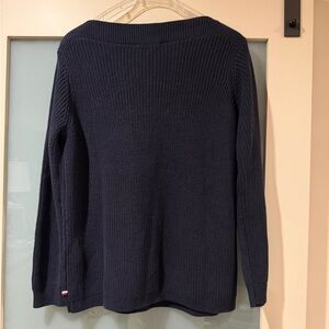 Tommy Hilfiger Navy Boat Neck Sweater. New with tags. Size XL